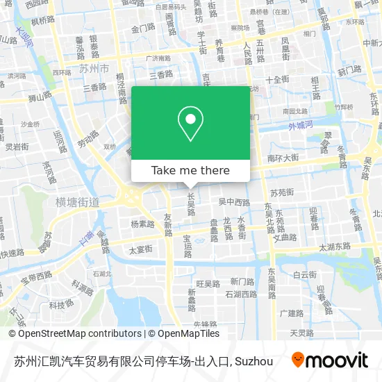 苏州汇凯汽车贸易有限公司停车场-出入口 map