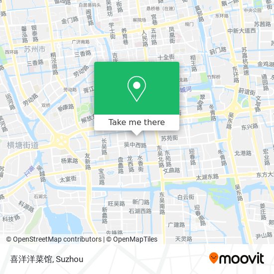 喜洋洋菜馆 map