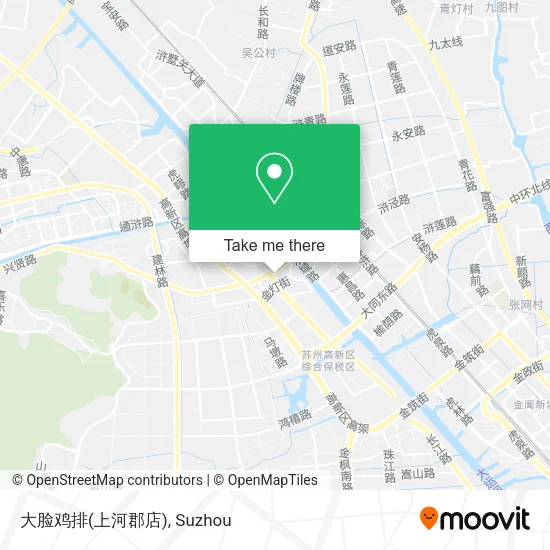 大脸鸡排(上河郡店) map