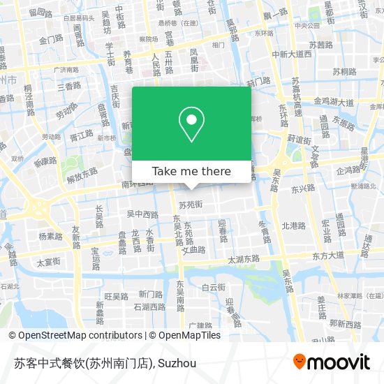 苏客中式餐饮(苏州南门店) map