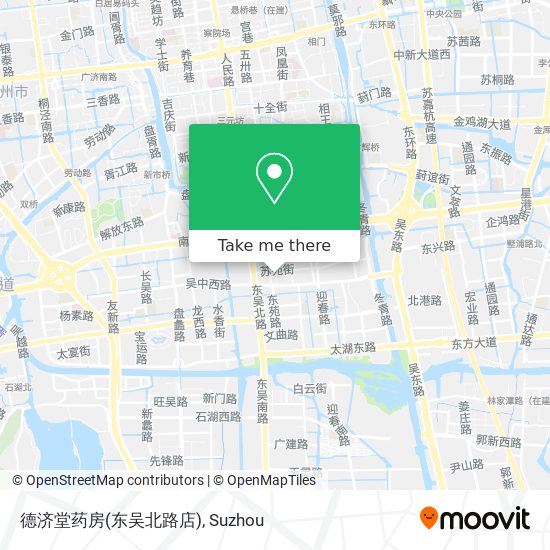 德济堂药房(东吴北路店) map