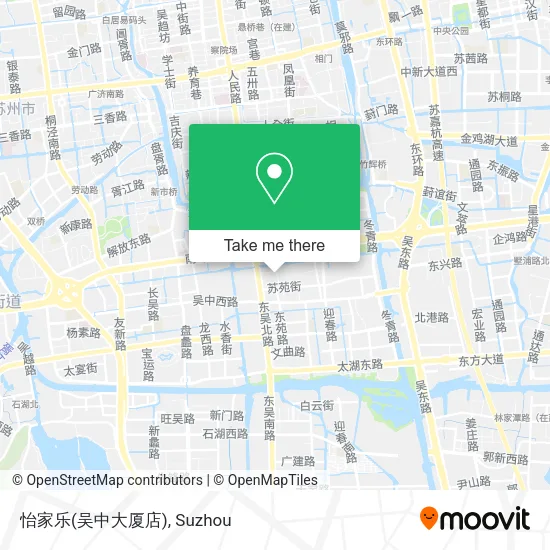 怡家乐(吴中大厦店) map