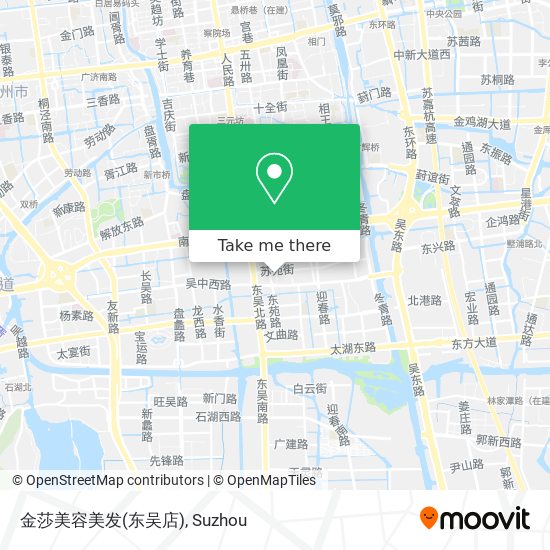 金莎美容美发(东吴店) map