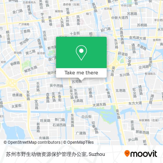 苏州市野生动物资源保护管理办公室 map