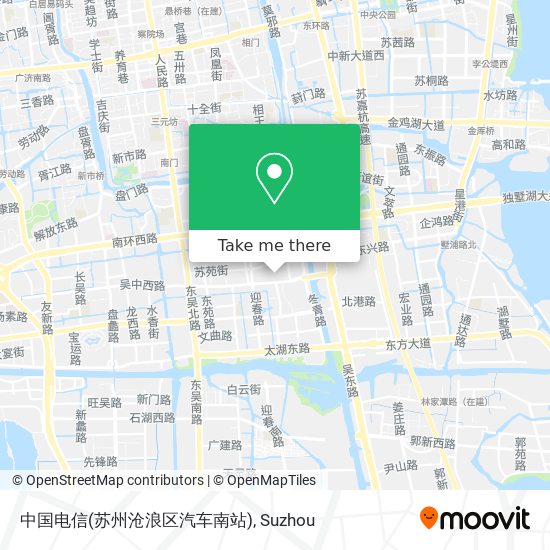 中国电信(苏州沧浪区汽车南站) map
