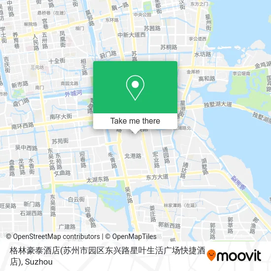 格林豪泰酒店(苏州市园区东兴路星叶生活广场快捷酒店) map