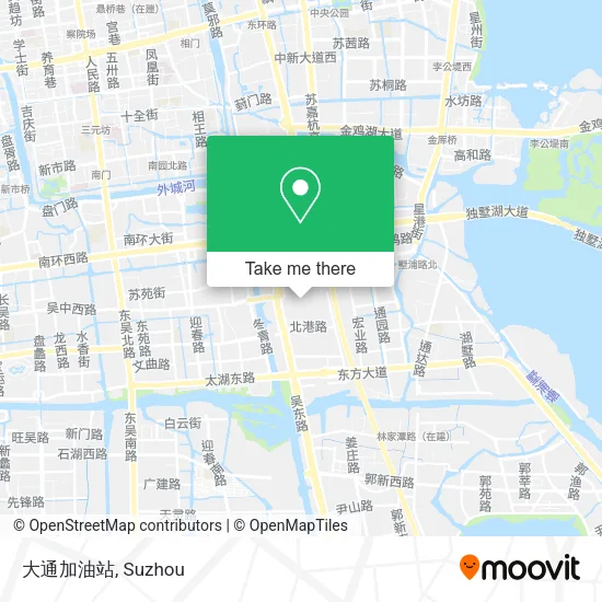 大通加油站 map