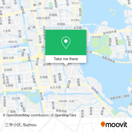 三华小区 map