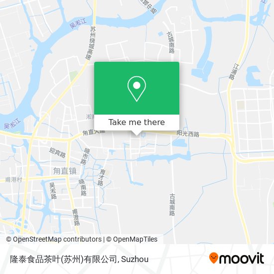 隆泰食品茶叶(苏州)有限公司 map