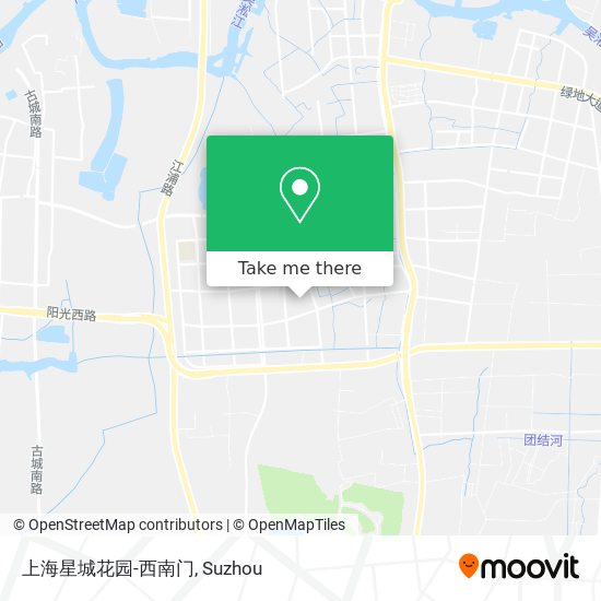 上海星城花园-西南门 map