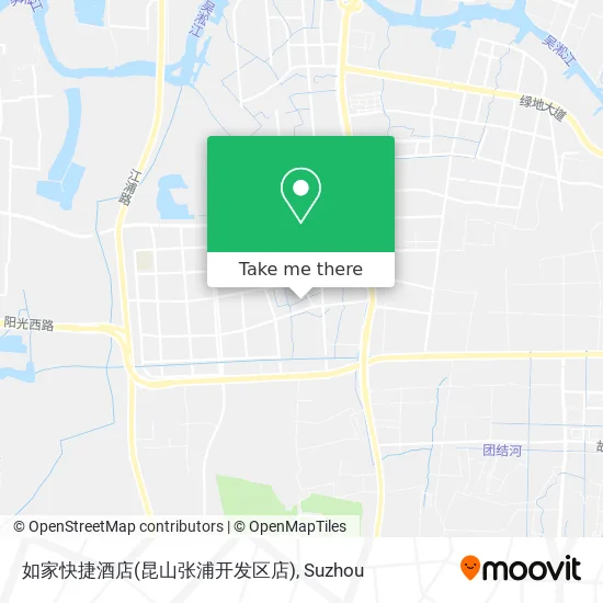 如家快捷酒店(昆山张浦开发区店) map