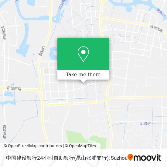 中国建设银行24小时自助银行(昆山张浦支行) map