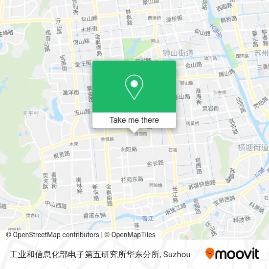 工业和信息化部电子第五研究所华东分所 map