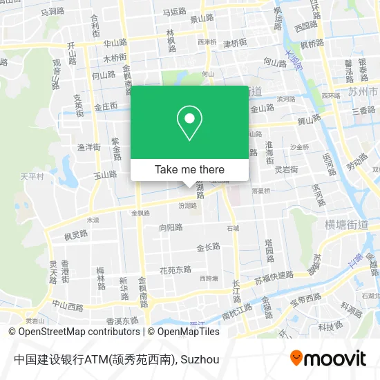 中国建设银行ATM(颉秀苑西南) map