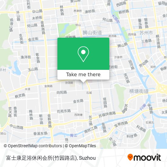 富士康足浴休闲会所(竹园路店) map