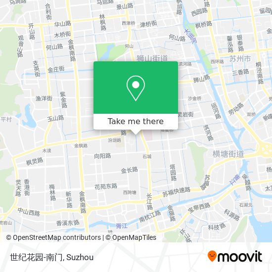 世纪花园-南门 map