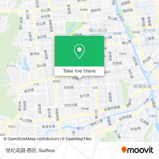 世纪花园-西区 map