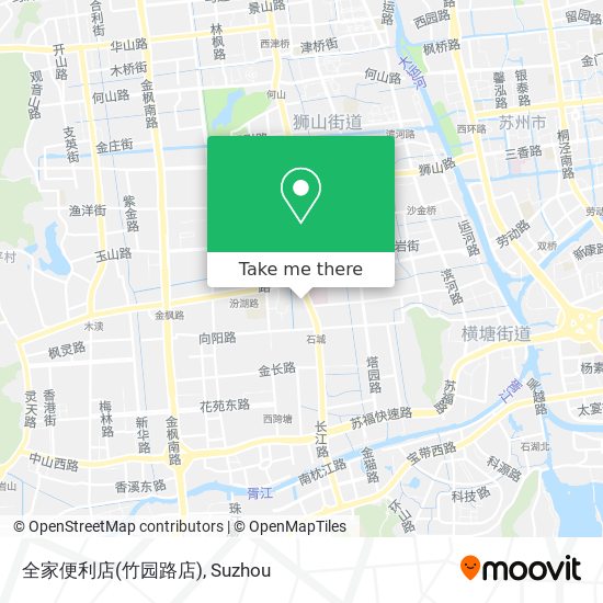 全家便利店(竹园路店) map