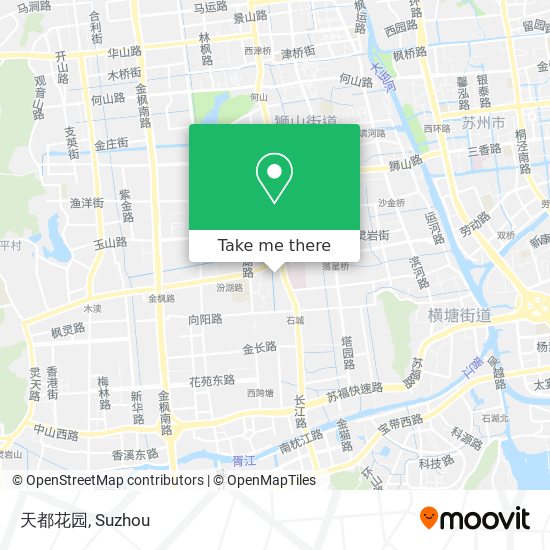 天都花园 map