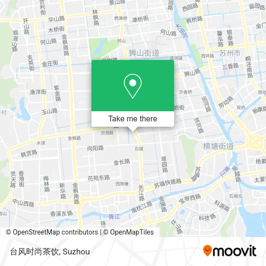 台风时尚茶饮 map