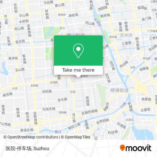 医院-停车场 map