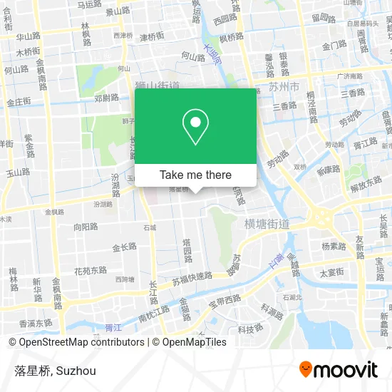 落星桥 map