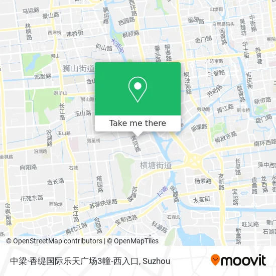 中梁·香缇国际乐天广场3幢-西入口 map