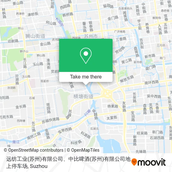 远纺工业(苏州)有限公司、中比啤酒(苏州)有限公司地上停车场 map
