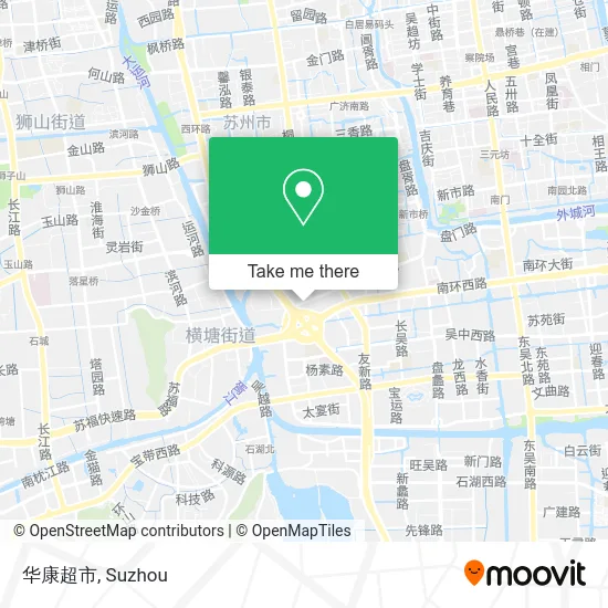 华康超市 map