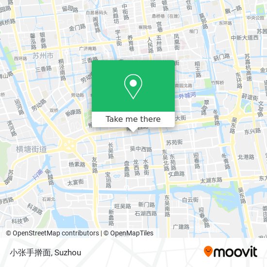 小张手擀面 map