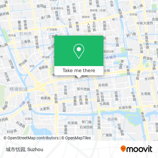 城市恬园 map