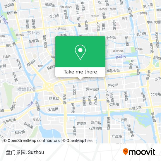 盘门景园 map