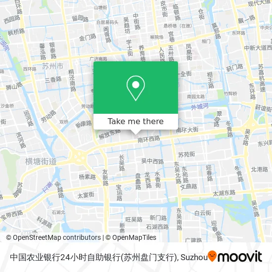 中国农业银行24小时自助银行(苏州盘门支行) map
