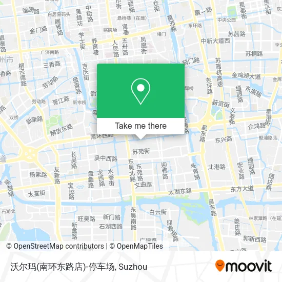 沃尔玛(南环东路店)-停车场 map