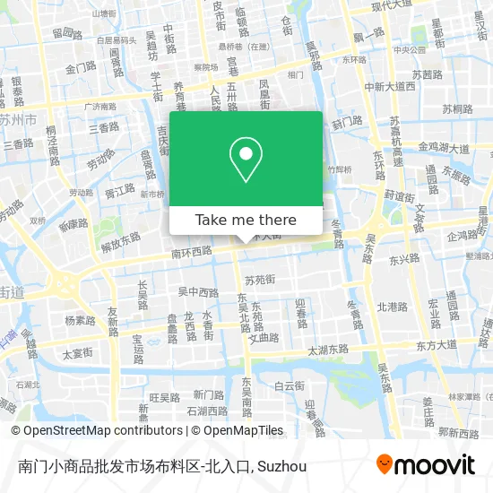 南门小商品批发市场布料区-北入口 map