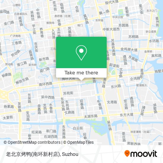 老北京烤鸭(南环新村店) map