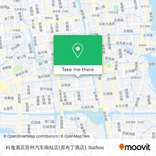 科逸酒店苏州汽车南站店(原布丁酒店) map