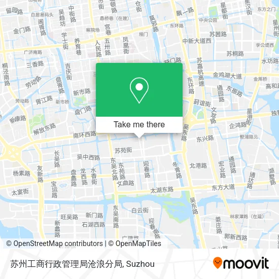 苏州工商行政管理局沧浪分局 map