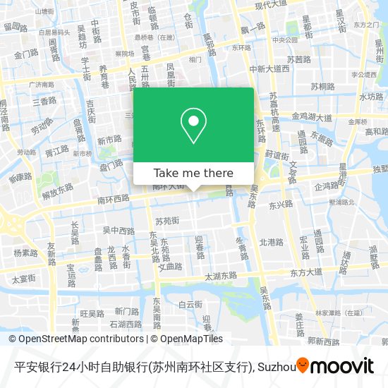 平安银行24小时自助银行(苏州南环社区支行) map