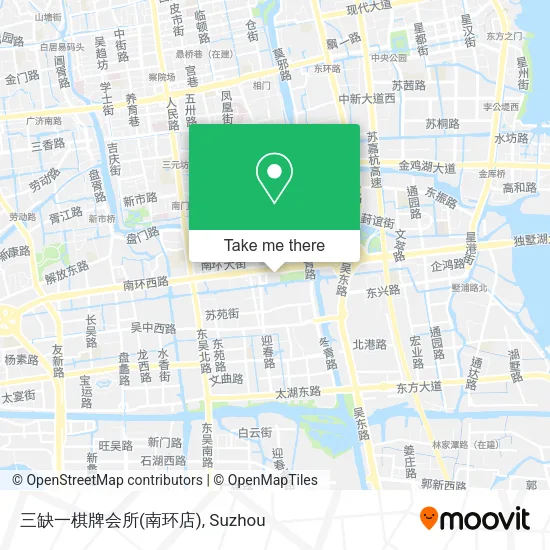 三缺一棋牌会所(南环店) map