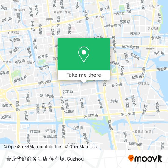 金龙华庭商务酒店-停车场 map