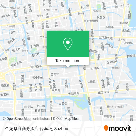 金龙华庭商务酒店-停车场 map