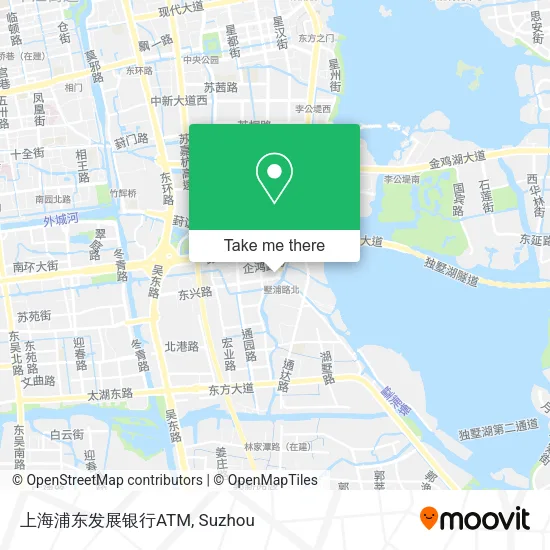 上海浦东发展银行ATM map