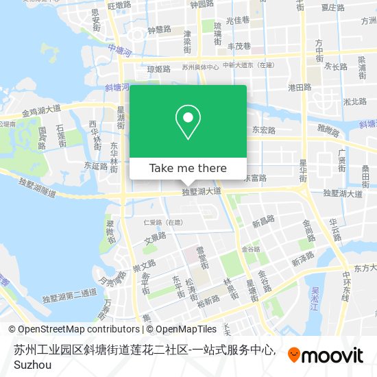 苏州工业园区斜塘街道莲花二社区-一站式服务中心 map