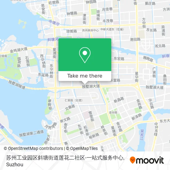 苏州工业园区斜塘街道莲花二社区-一站式服务中心 map