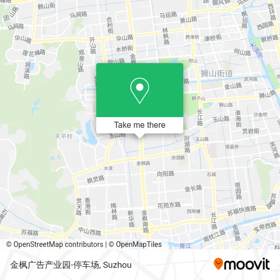 金枫广告产业园-停车场 map