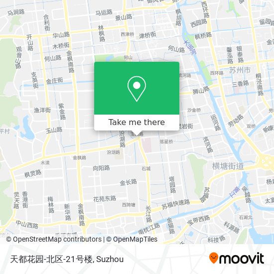 天都花园-北区-21号楼 map