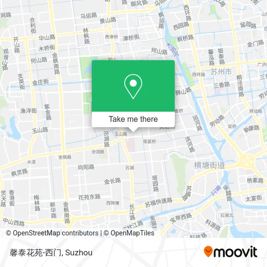 馨泰花苑-西门 map