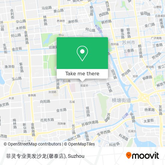 菲灵专业美发沙龙(馨泰店) map