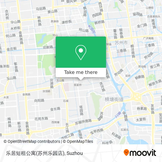 乐居短租公寓(苏州乐园店) map